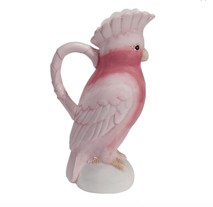 Ceramic Cockatoo Shaped Pitcher - Veranda Cafe & Mercantile