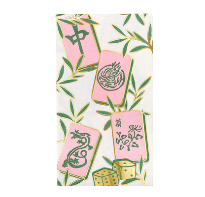 Ceramic Guest Napkin Tray + Napkins - Tiles - Veranda Cafe & Mercantile