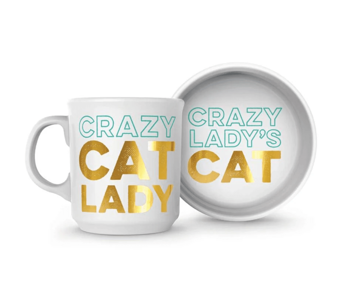 Ceramic Mug & Cat Bowl Set - Veranda Cafe & Mercantile