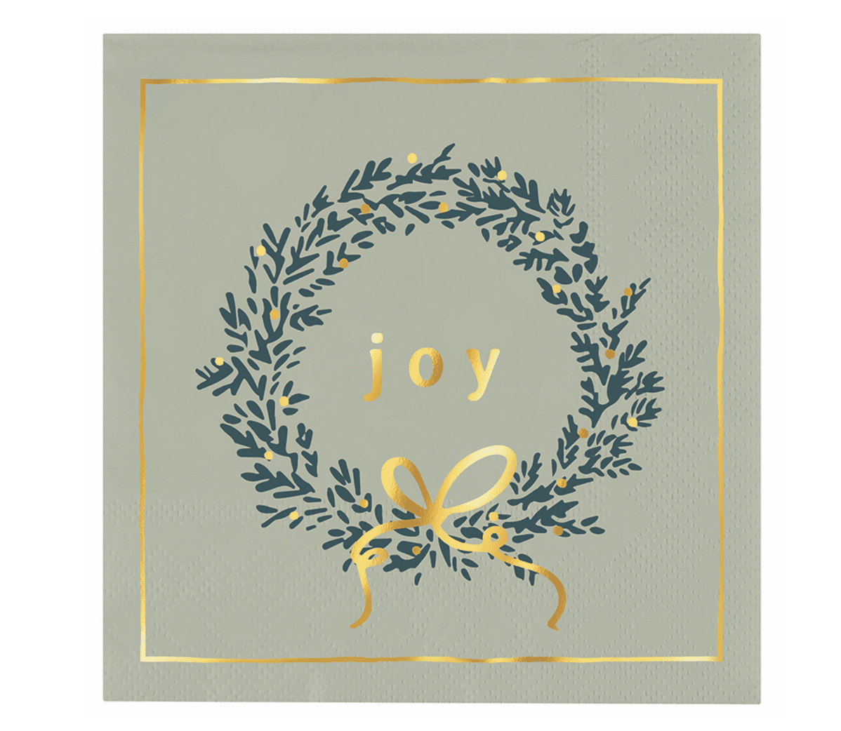 Ceramic Napkin Tray + Napkins - Joy - Veranda Cafe & Mercantile