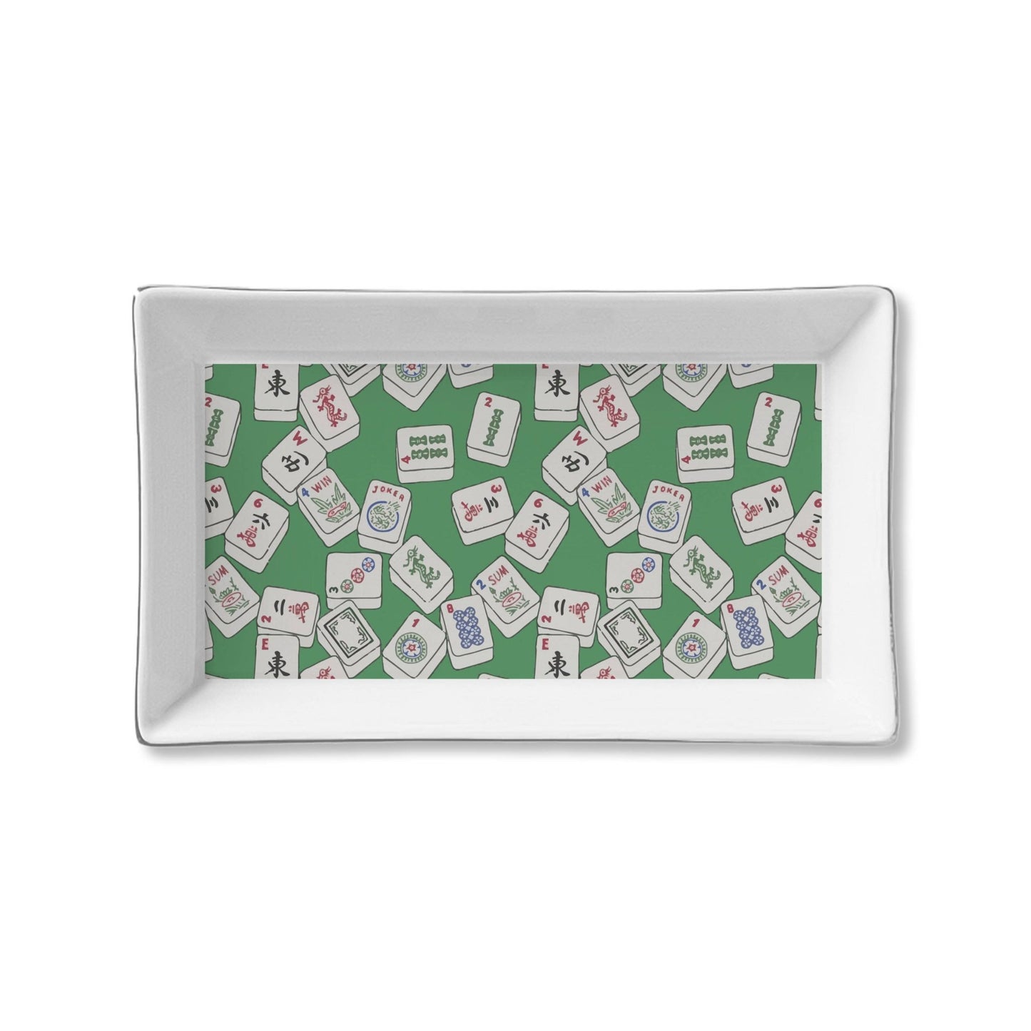 Ceramic Tray - Mahjong - Veranda Cafe & Mercantile