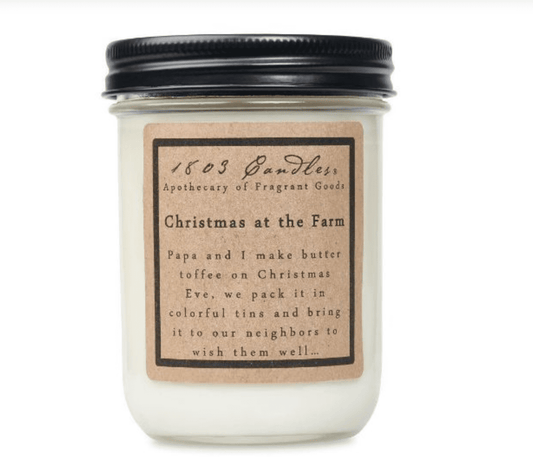 Christmas at the Farm Candle - Veranda Cafe & Mercantile