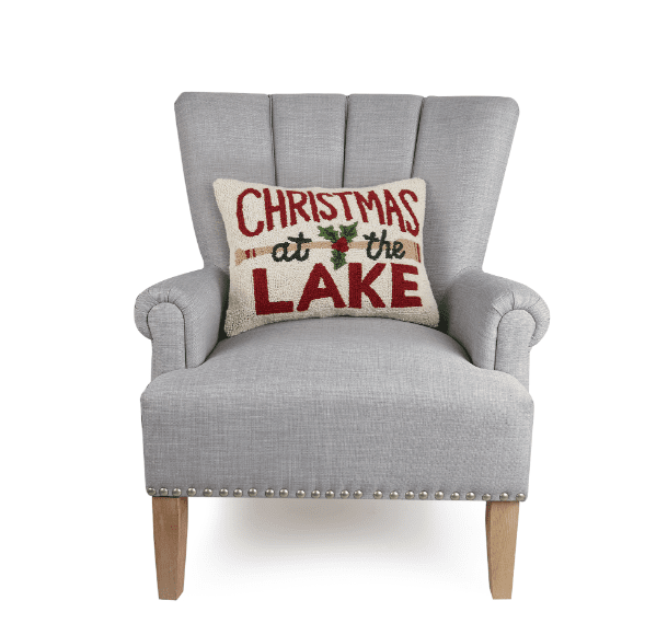 Christmas At The Lake Hook Pillow - Veranda Cafe & Mercantile