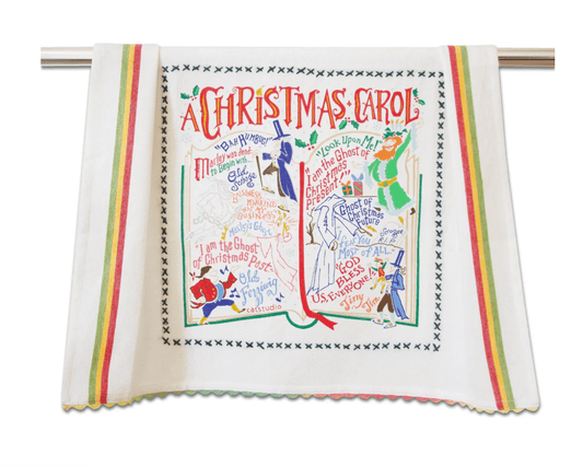 Christmas Carol Dish Towel - Veranda Cafe & Mercantile