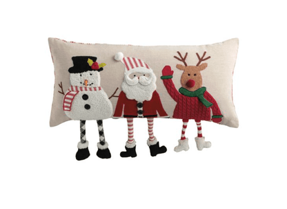 Christmas Dangle Leg Pillow - Veranda Cafe & Mercantile