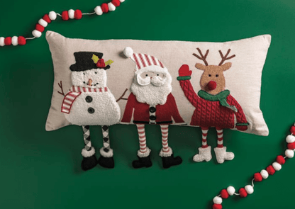 Christmas Dangle Leg Pillow - Veranda Cafe & Mercantile