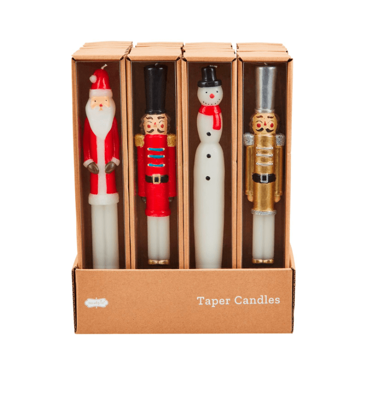 Christmas Figural Taper - Veranda Cafe & Mercantile