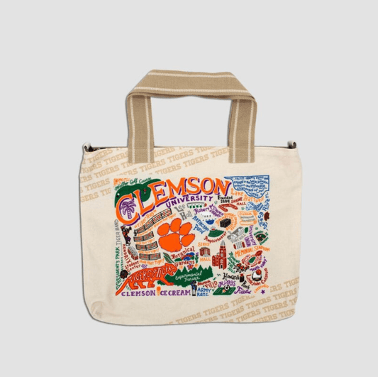 Clemson University Collegiate Tote Bag - Veranda Cafe & Mercantile