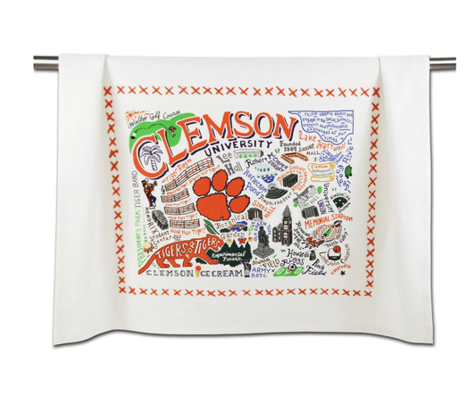Clemson University Dish Towel - Veranda Cafe & Mercantile