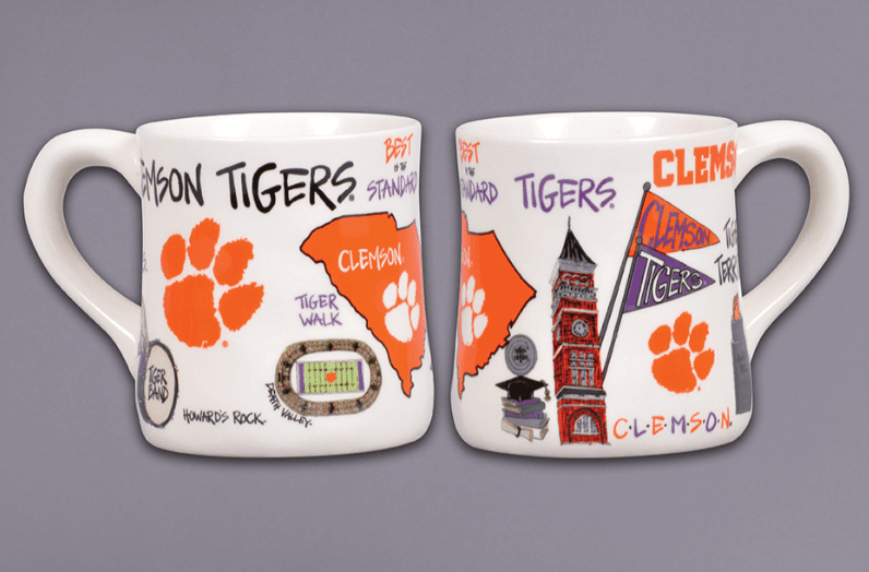 Clemson University Icon Mug - Veranda Cafe & Mercantile