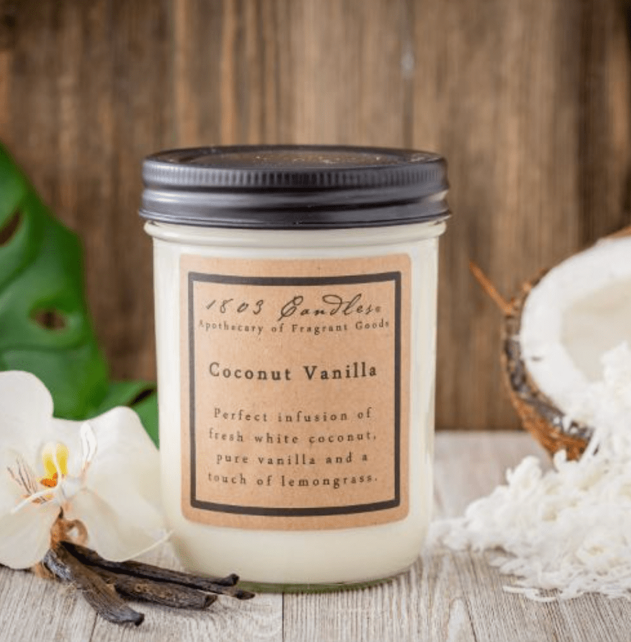 Coconut Vanilla Soy Candle - Veranda Cafe & Mercantile