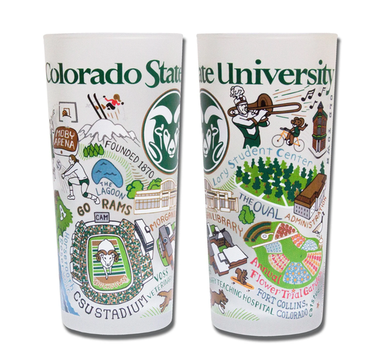 Colorado State University Drinking Glass Set - Veranda Cafe & Mercantile