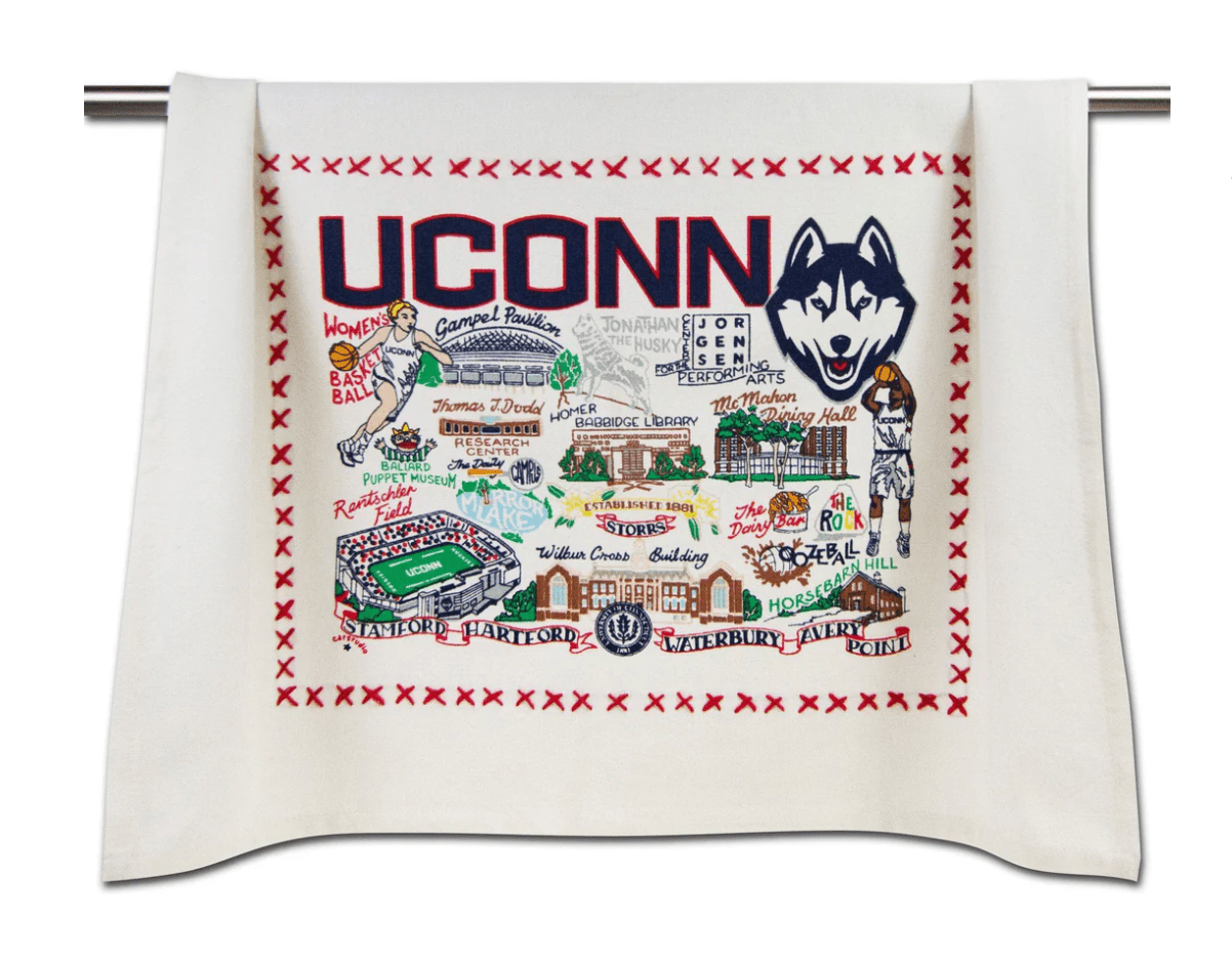Connecticut, University of (UCONN) Dish Towel - Veranda Cafe & Mercantile