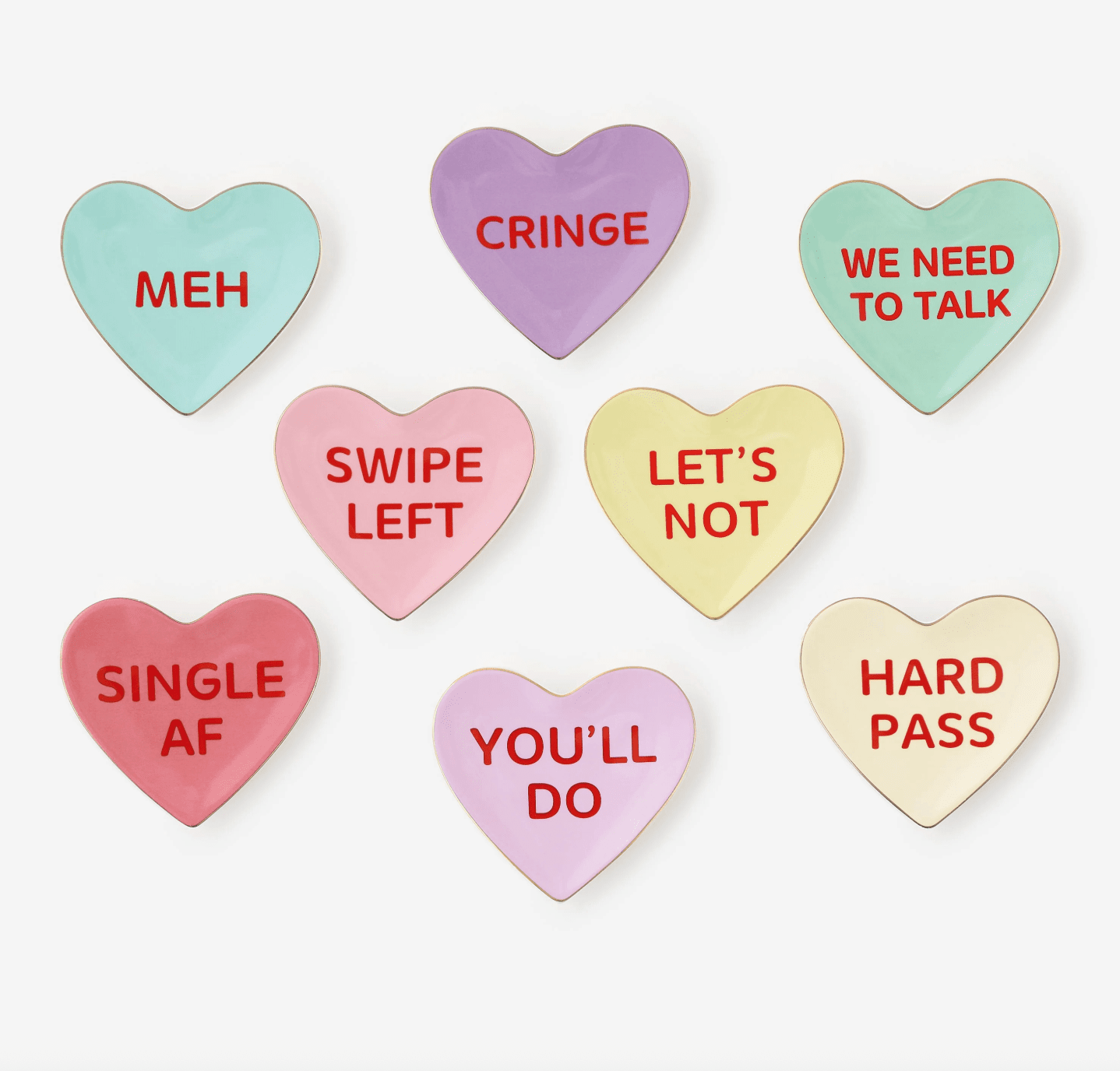 Contrary Heart Trinket Dish - Veranda Cafe & Mercantile