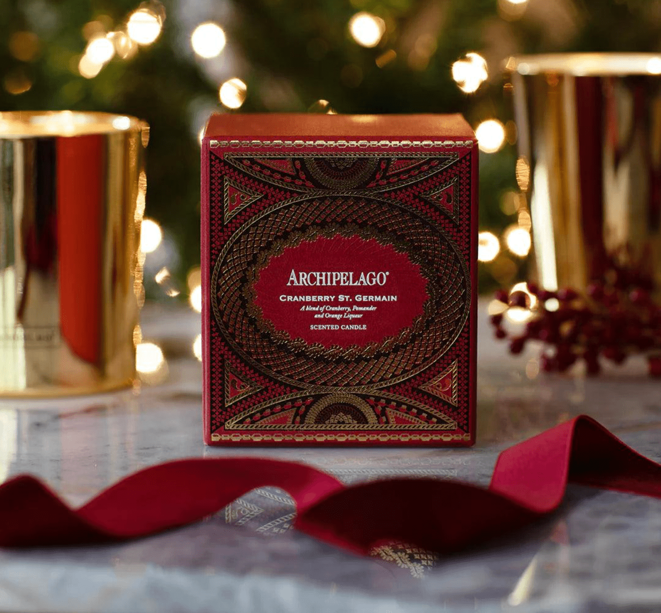 Cranberry St. Germain Credenza Candle - Veranda Cafe & Mercantile