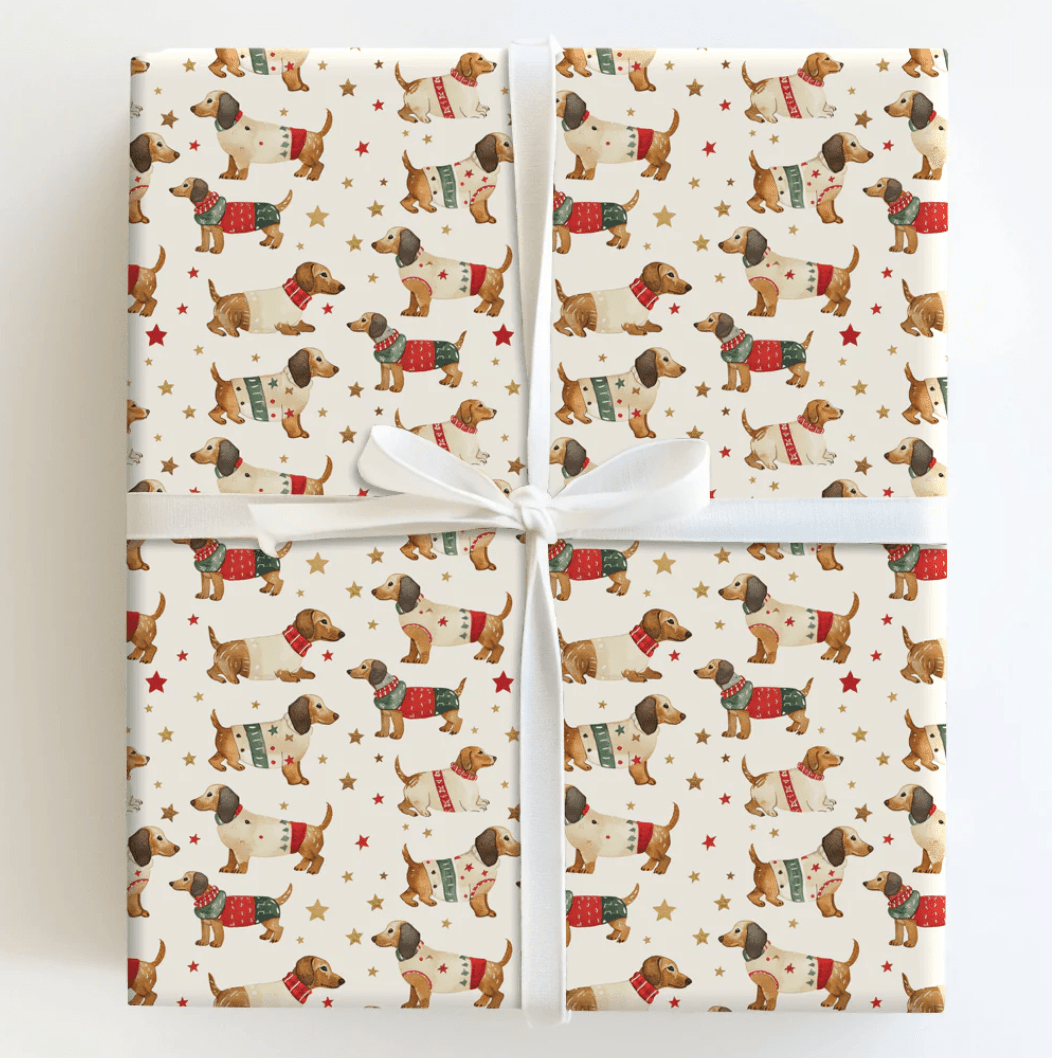 Dachshund Through the Snow - Veranda Cafe & Mercantile