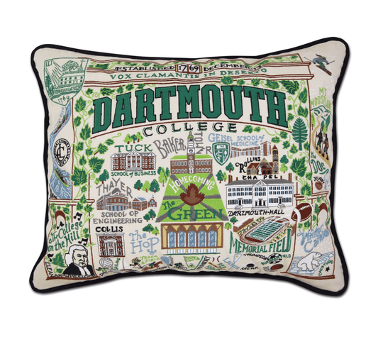 Dartmouth College Embroidered Pillow - Veranda Cafe & Mercantile