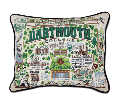 Dartmouth College Embroidered Pillow - Veranda Cafe & Mercantile