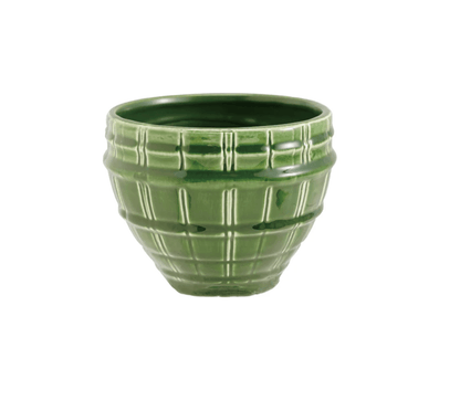 Debossed Stoneware Planter with Reactive Glaze - Veranda Cafe & Mercantile