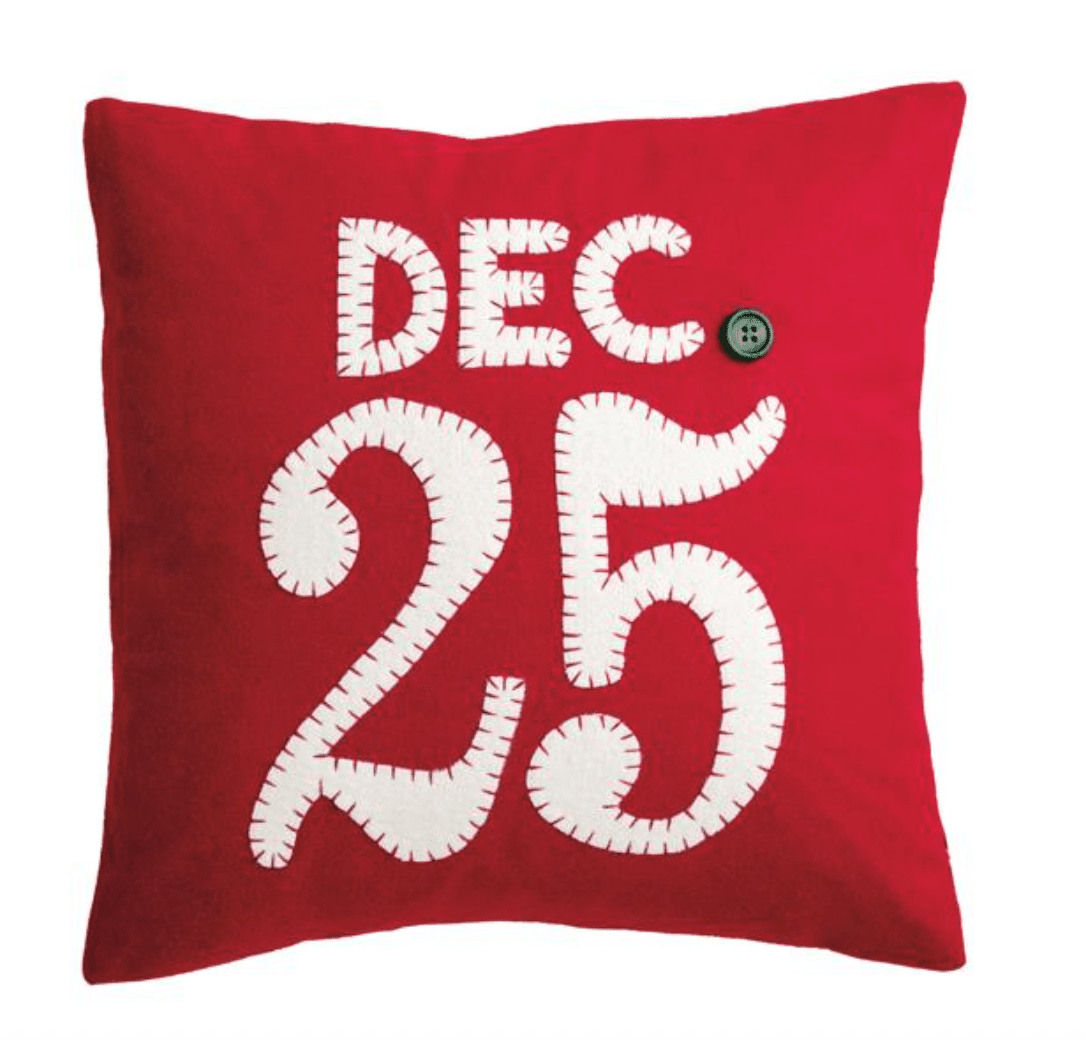 Dec 25 Felted Pillow - Veranda Cafe & Mercantile