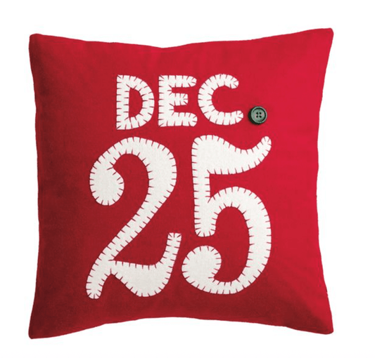 Dec 25 Felted Pillow - Veranda Cafe & Mercantile