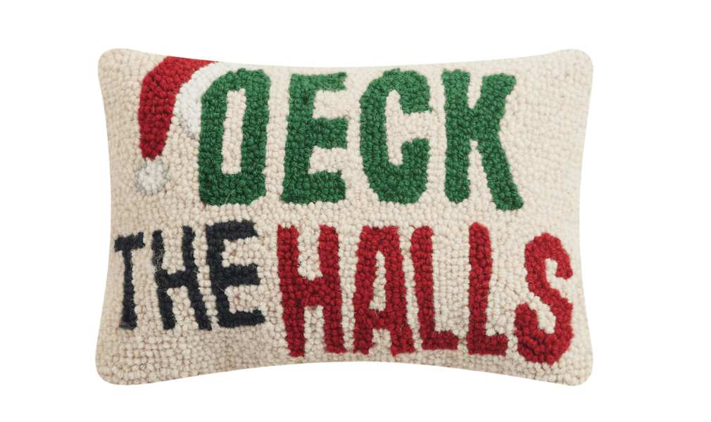 Deck The Halls Hook Pillow - Veranda Cafe & Mercantile
