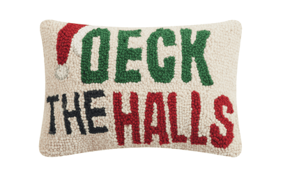 Deck The Halls Hook Pillow - Veranda Cafe & Mercantile