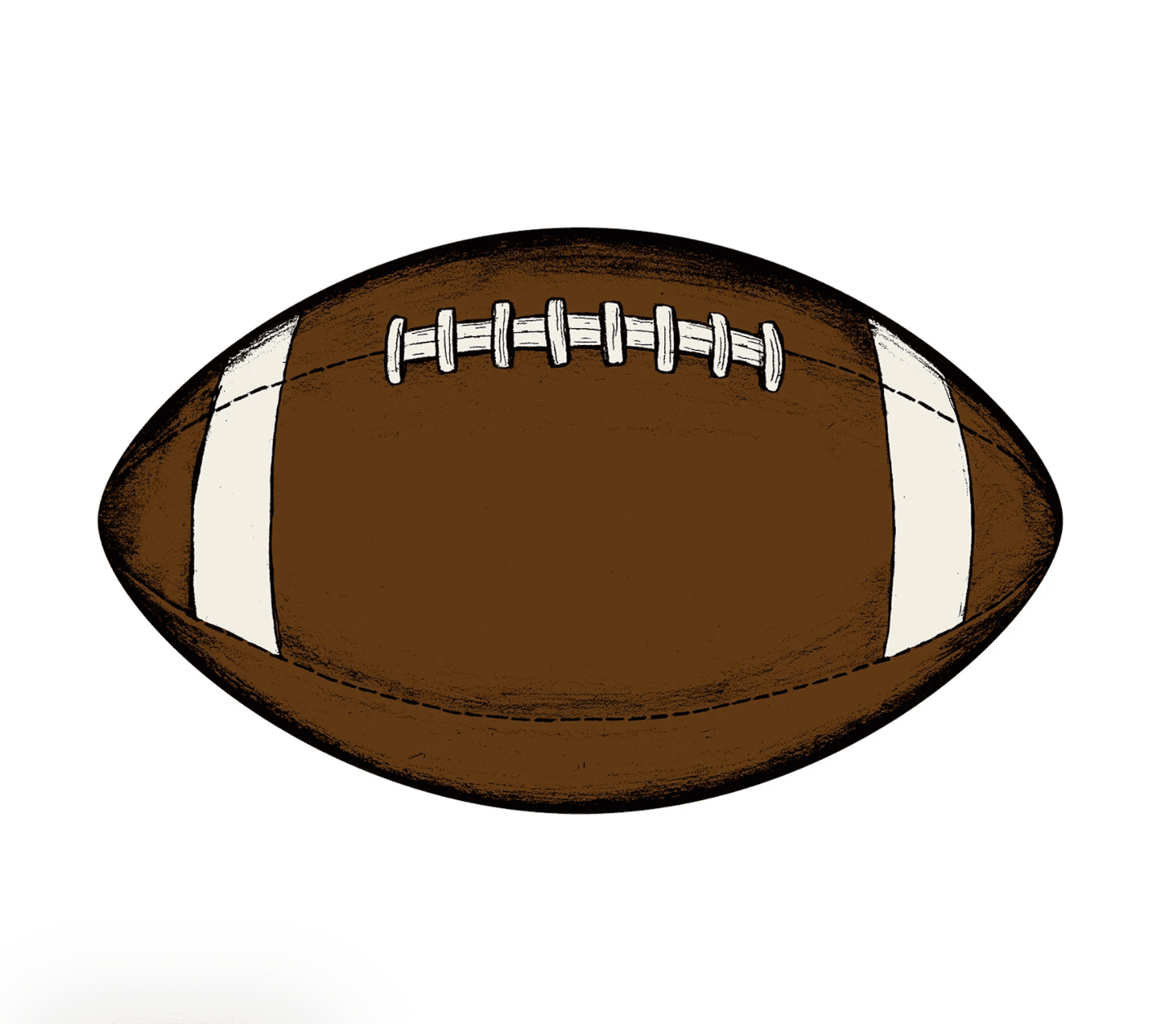 Die - cut Football Placemats - Set of 12 - Veranda Cafe & Mercantile