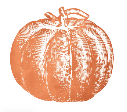 Die - cut Pumpkin Placemats - Set of 12 - Veranda Cafe & Mercantile