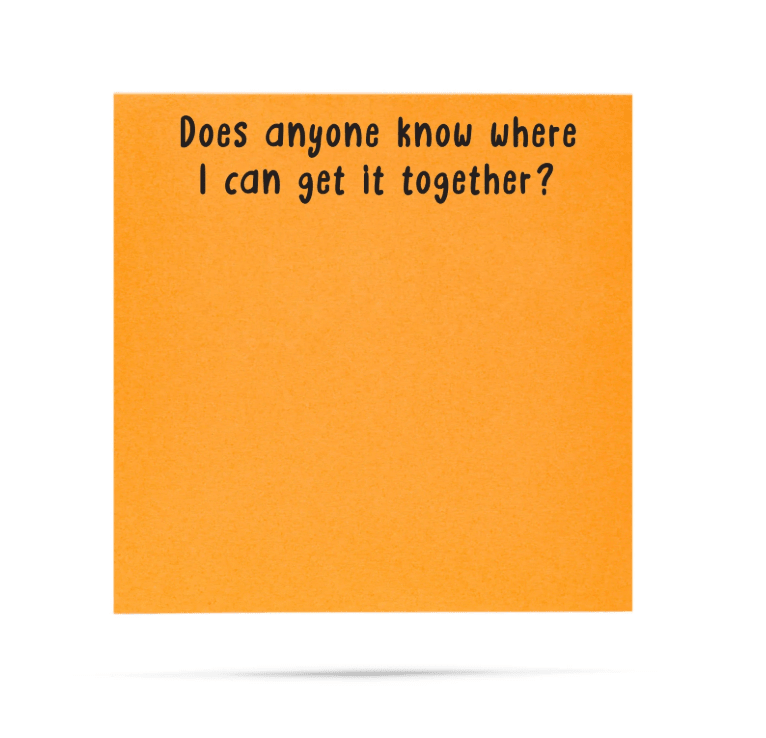 Does anyone know where I can get it together Sticky Notes - Veranda Cafe & Mercantile