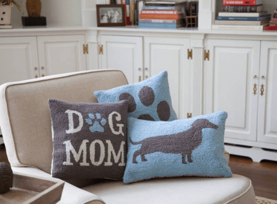 Dog Mom Hook Pillow - Veranda Cafe & Mercantile