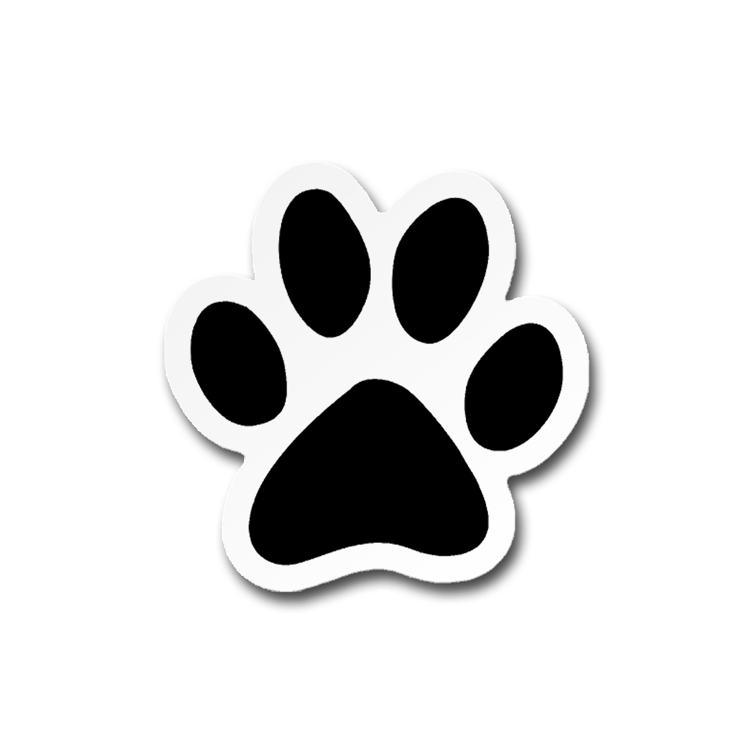 Dog Paw Print Animal Sticker Vinyl Decal - Veranda Cafe & Mercantile