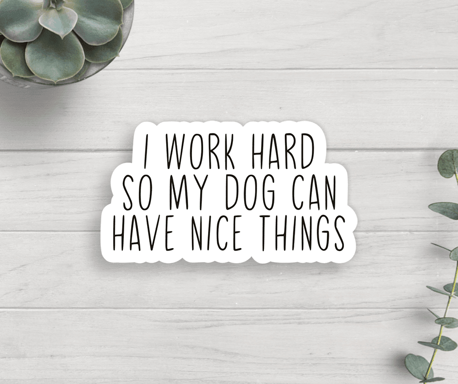 Dog Vinyl Sticker - Veranda Cafe & Mercantile