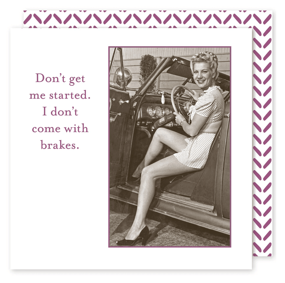 Don't Get Started Beverage Napkins - Veranda Cafe & Mercantile