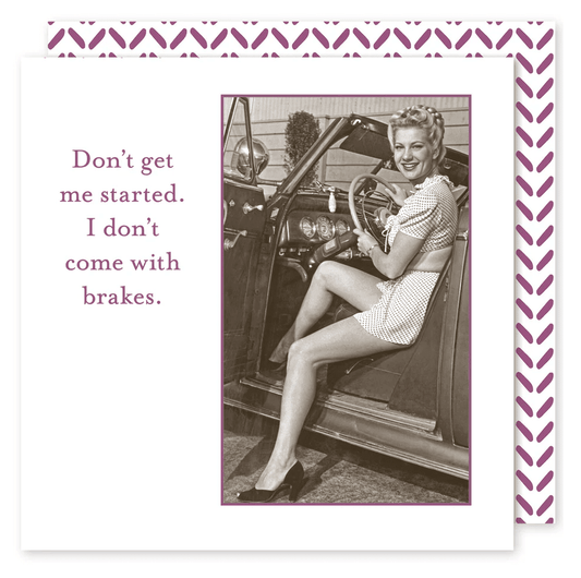 Don't Get Started Beverage Napkins - Veranda Cafe & Mercantile