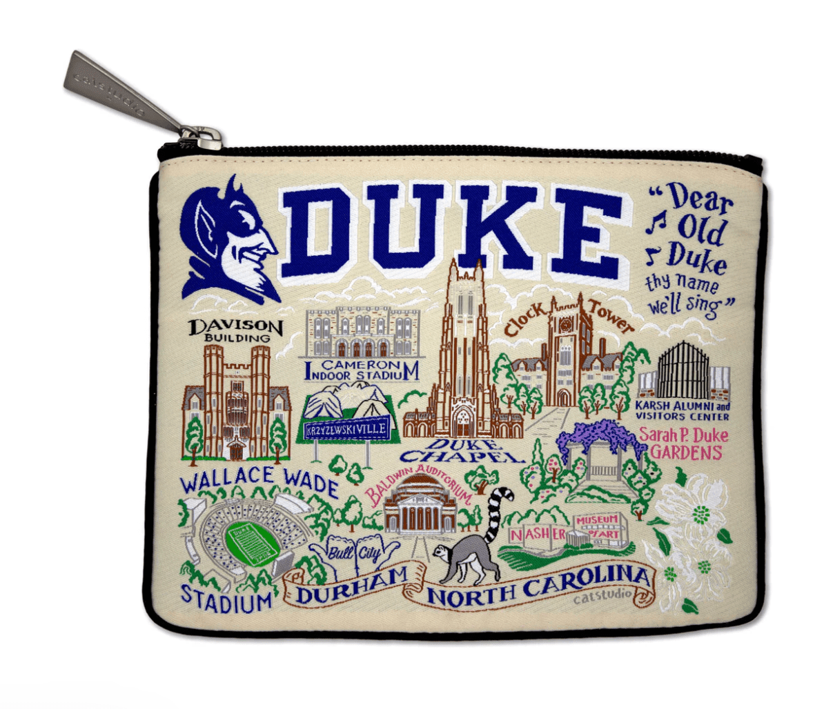 Duke University Zip Pouch - Veranda Cafe & Mercantile