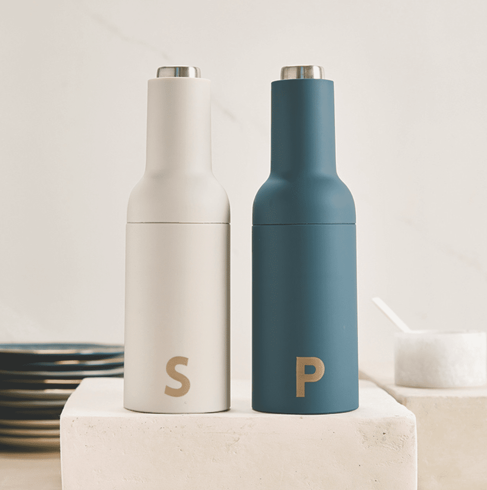 Electric Matte Salt Grinder - Grey - Veranda Cafe & Mercantile