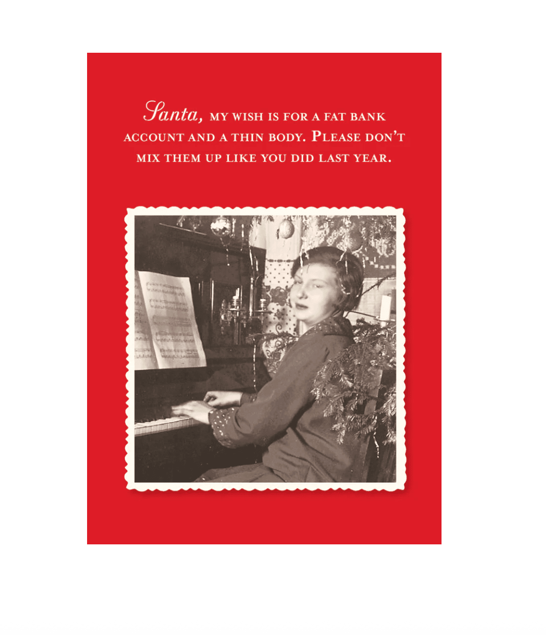 Fat Bank Account Holiday Card - Veranda Cafe & Mercantile