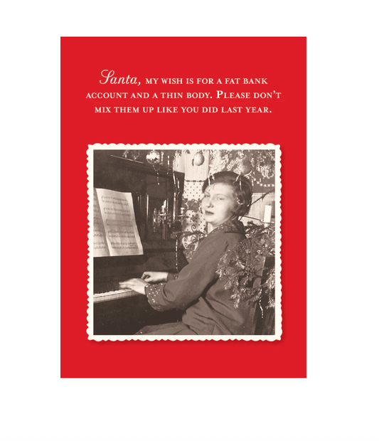 Fat Bank Account Holiday Card - Veranda Cafe & Mercantile