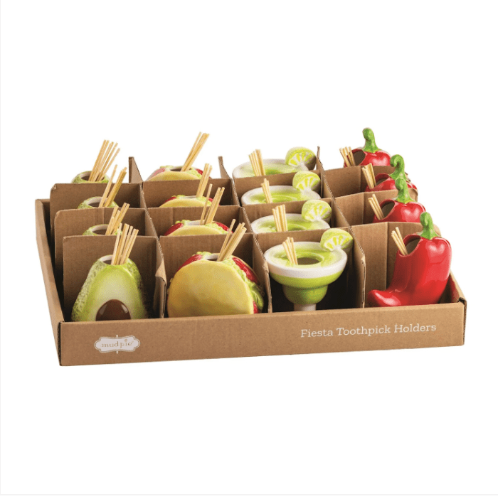 Fiesta Toothpick Caddy Set - Veranda Cafe & Mercantile