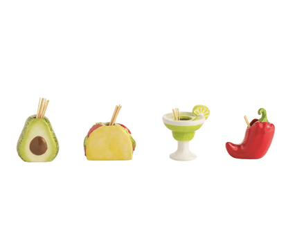 Fiesta Toothpick Caddy Set - Veranda Cafe & Mercantile