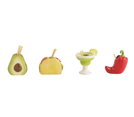 Fiesta Toothpick Caddy Set - Veranda Cafe & Mercantile