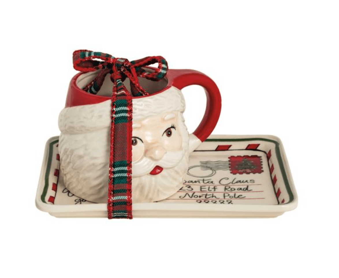Figural Milk Cookies For Santa - Veranda Cafe & Mercantile