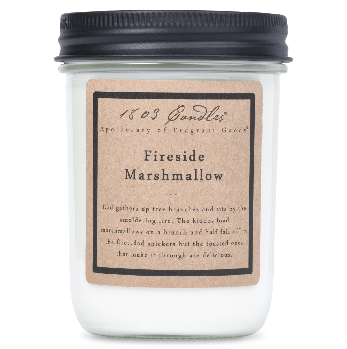 Fireside Marshmallow Soy Candle - Veranda Cafe & Mercantile