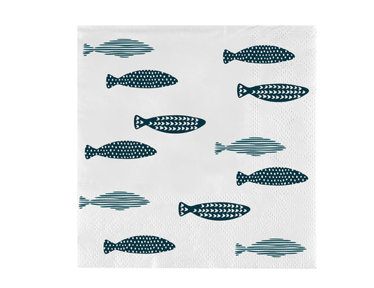 Fish Cocktail Napkin - Veranda Cafe & Mercantile