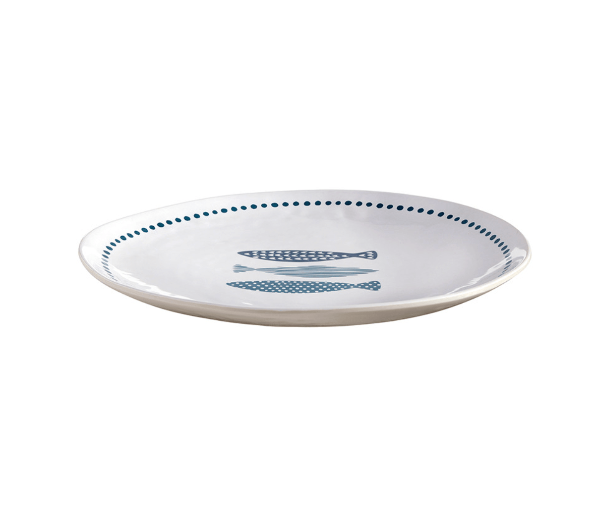 Fish Melamine Appetizer Plate - Veranda Cafe & Mercantile