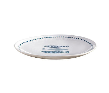 Fish Melamine Appetizer Plate - Veranda Cafe & Mercantile