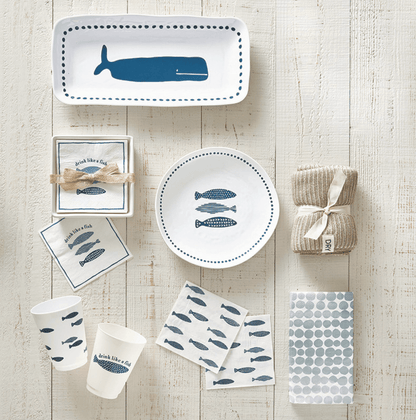 Fish Melamine Appetizer Plate - Veranda Cafe & Mercantile