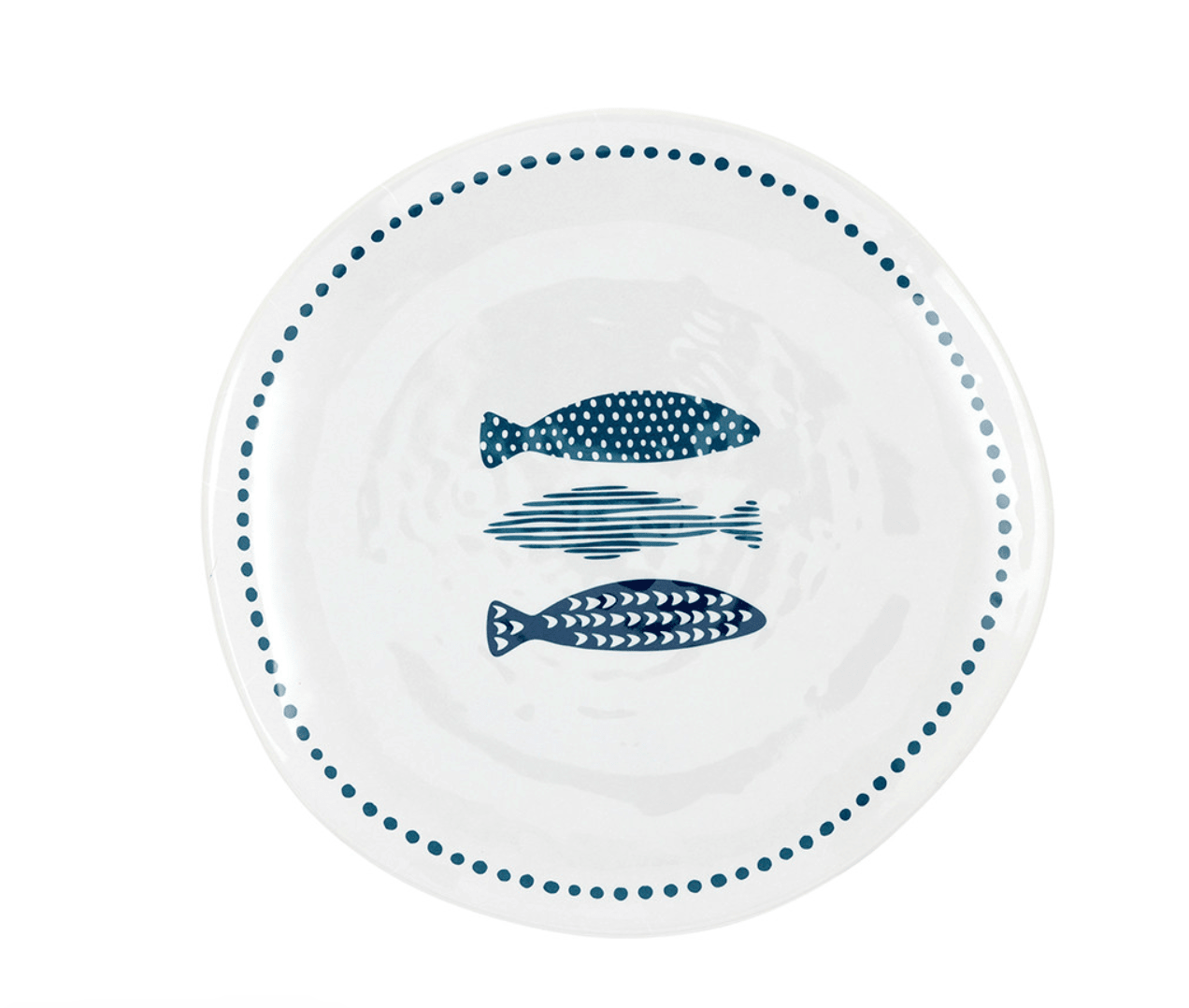 Fish Melamine Appetizer Plate - Veranda Cafe & Mercantile