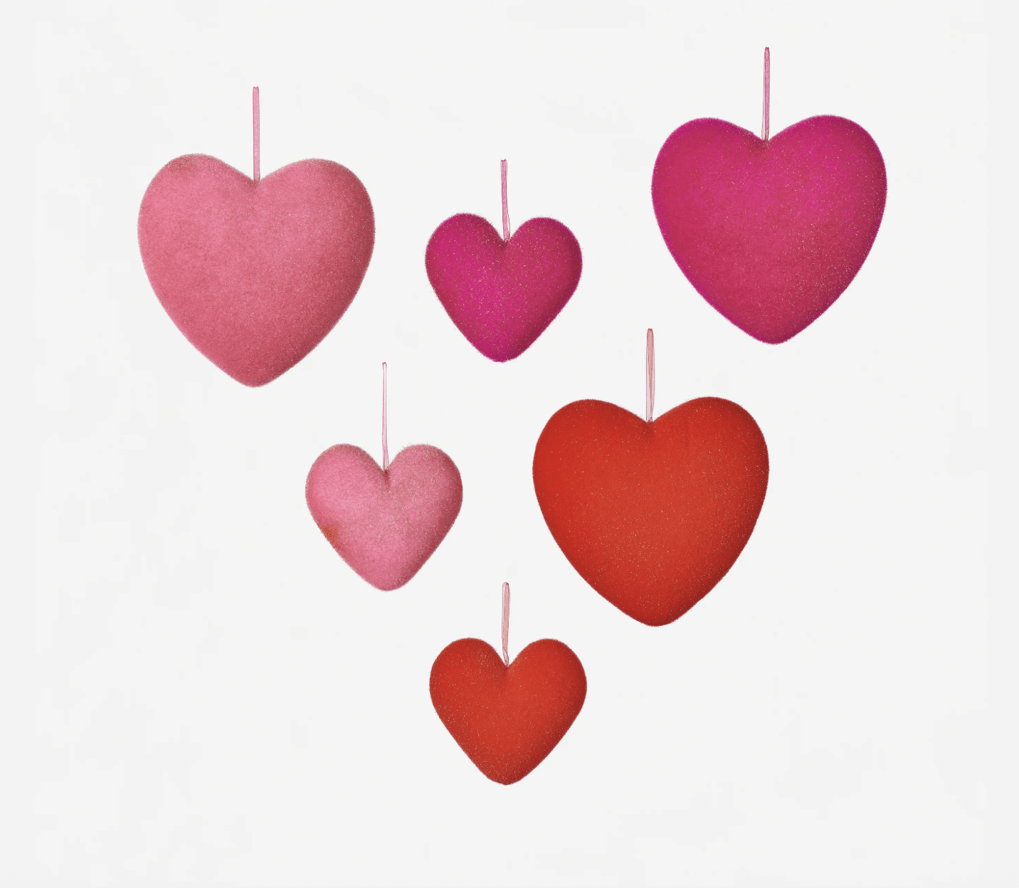 Flocked Heart - Veranda Cafe & Mercantile